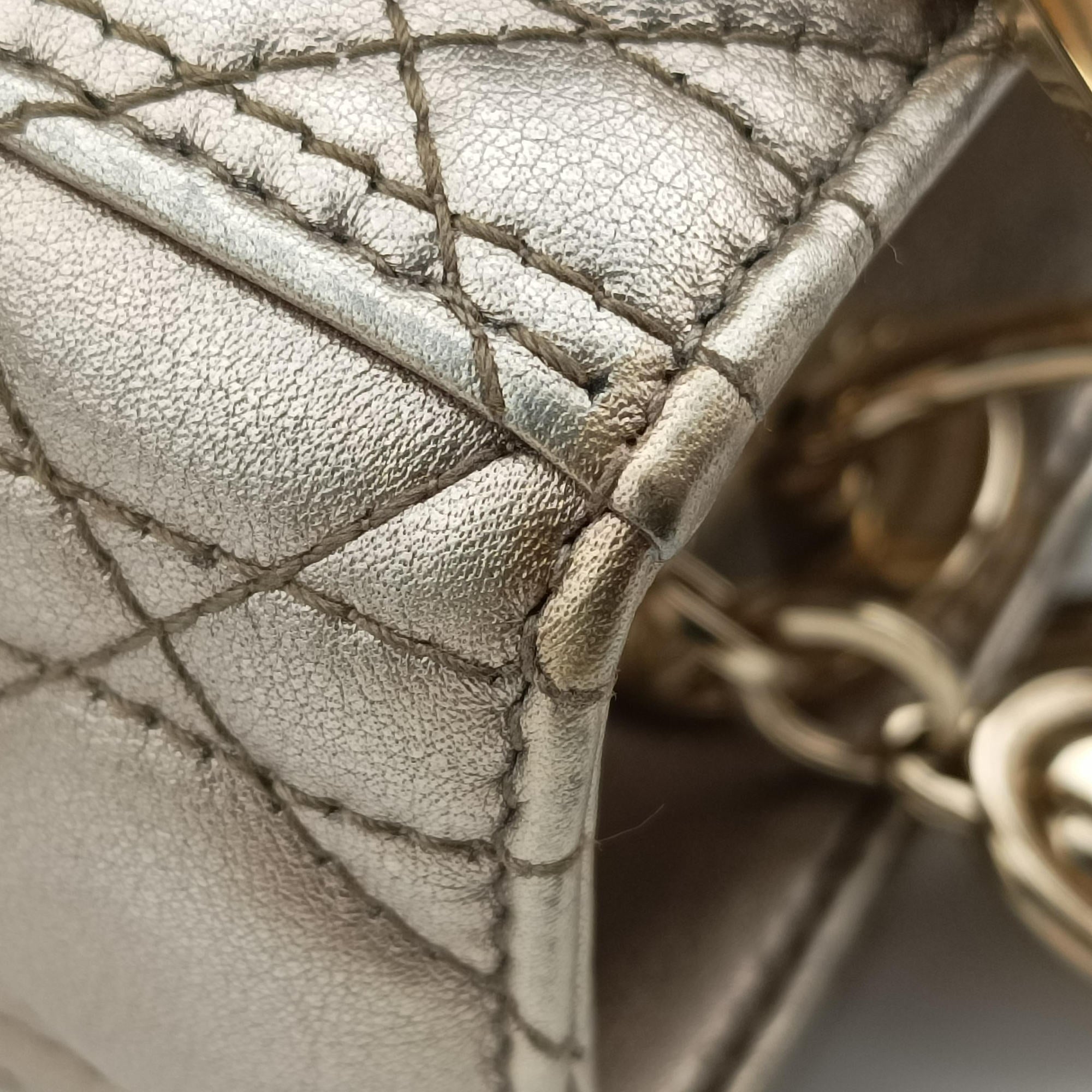 Lady Dior Gold lambskin 18-MA-0158レディディオール ゴールド系 ラムスキン 18-MA-0158