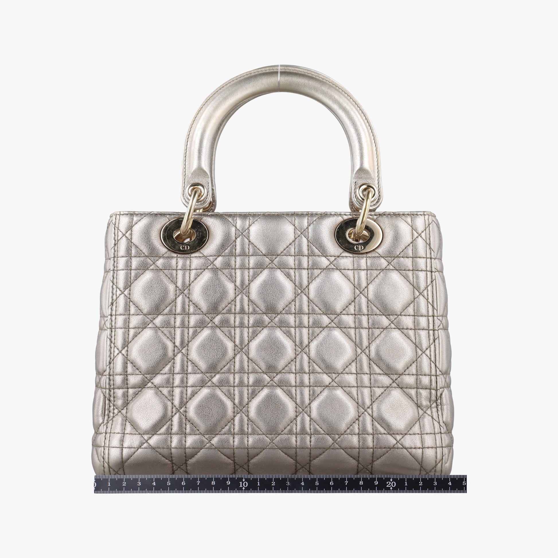 Lady Dior Gold lambskin 18-MA-0158レディディオール ゴールド系 ラムスキン 18-MA-0158