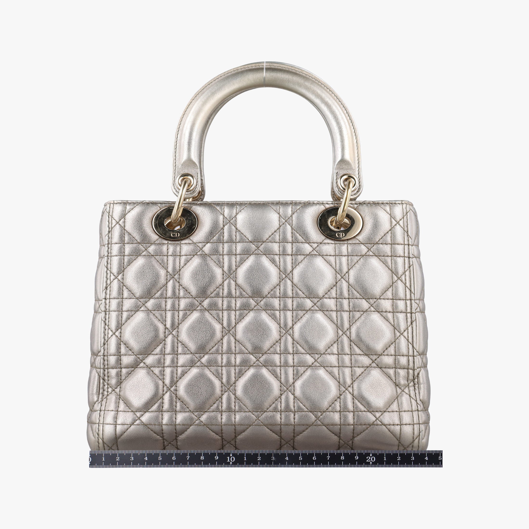 Lady Dior Gold lambskin 18-MA-0158レディディオール ゴールド系 ラムスキン 18-MA-0158