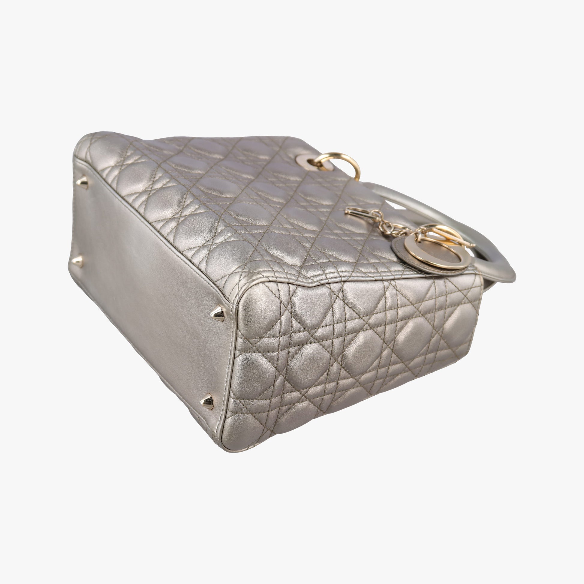 Lady Dior Gold lambskin 18-MA-0158レディディオール ゴールド系 ラムスキン 18-MA-0158