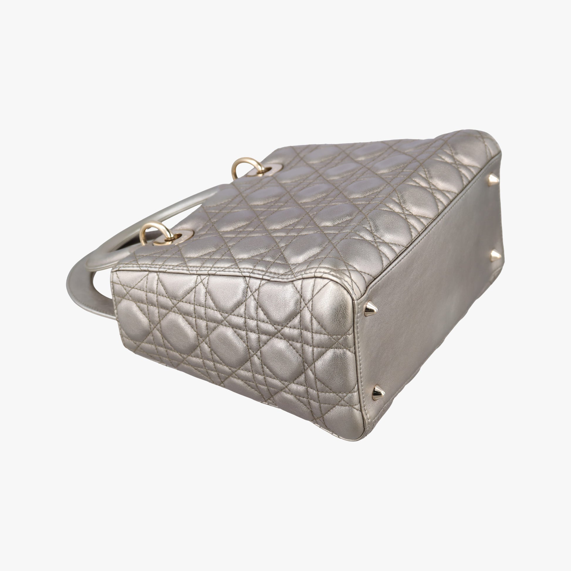 Lady Dior Gold lambskin 18-MA-0158レディディオール ゴールド系 ラムスキン 18-MA-0158