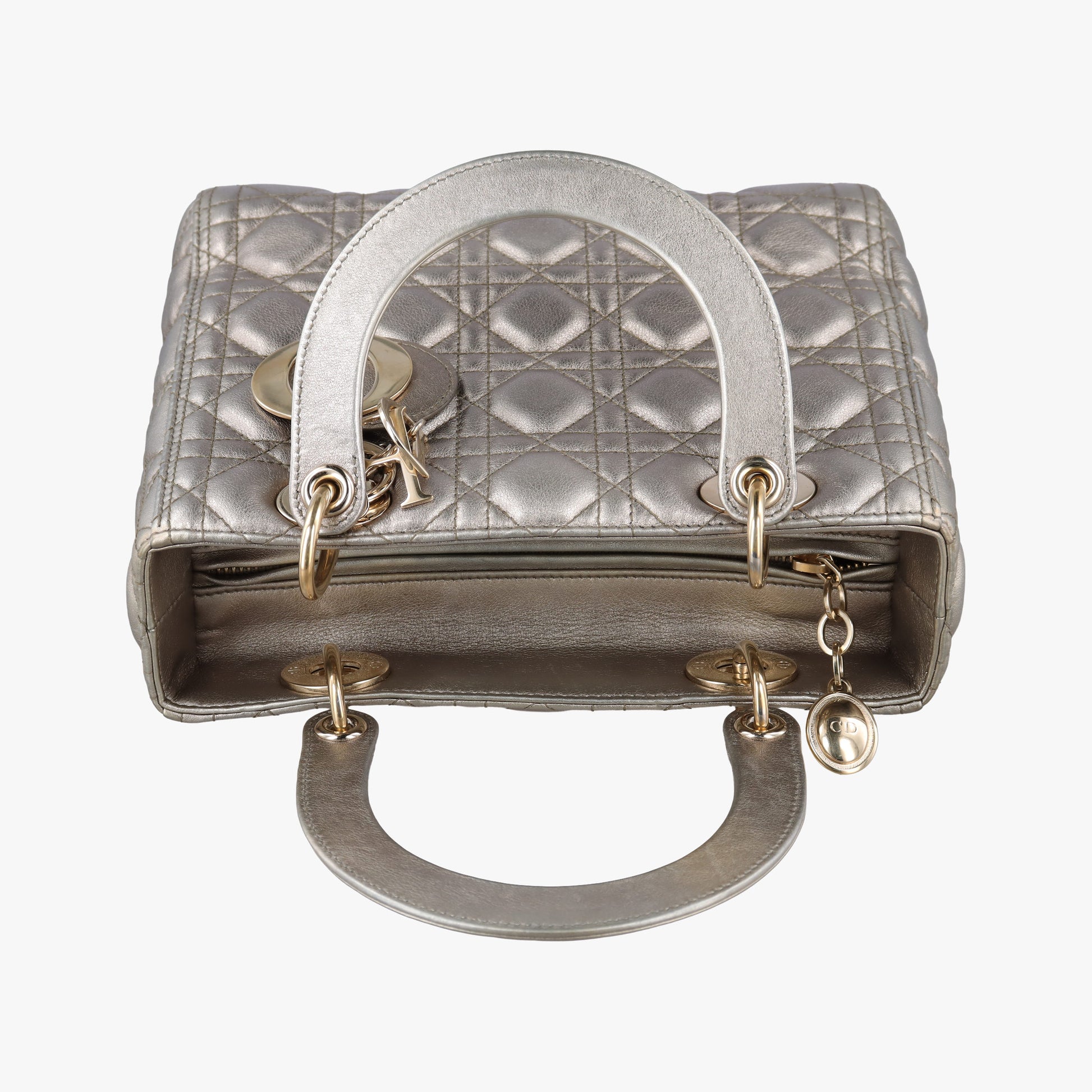 Lady Dior Gold lambskin 18-MA-0158レディディオール ゴールド系 ラムスキン 18-MA-0158