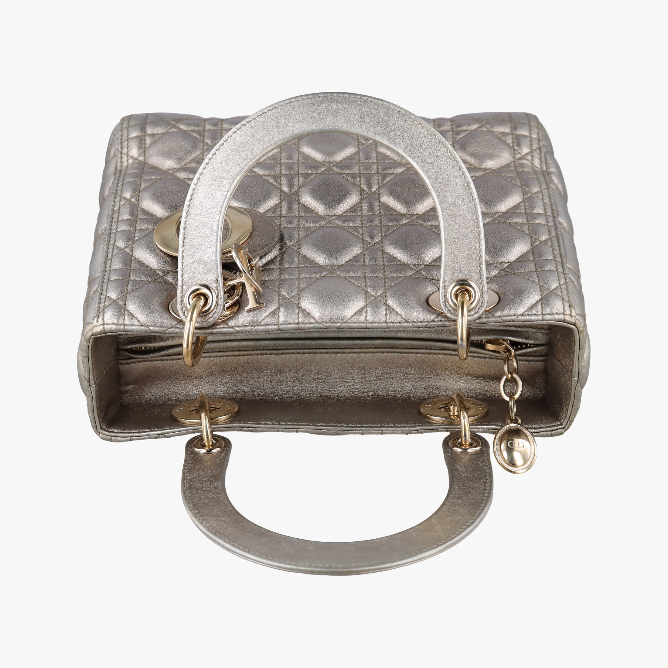 Lady Dior Gold lambskin 18-MA-0158レディディオール ゴールド系 ラムスキン 18-MA-0158