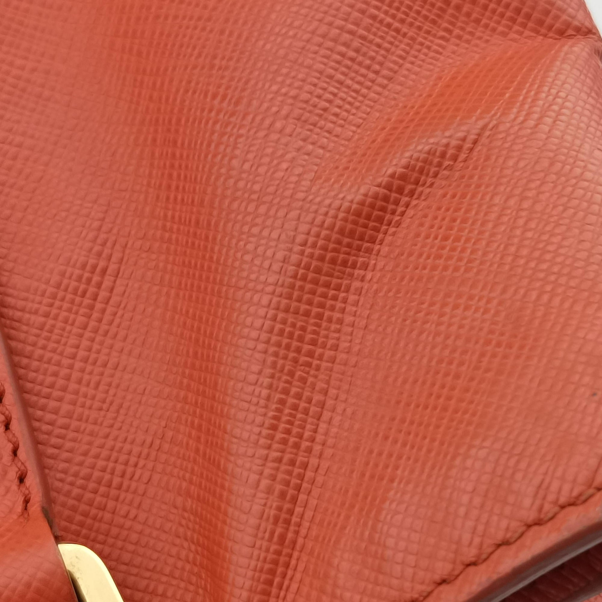 Galleria Orange SAFFIANO Leather BN1844 31/Aガレリア オレンジ サフィアーノレザー BN1844 31/A