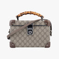 GG supreme Globe-Trotter Brown PVC coated canvas×Leather 533623 GGスプリーム グローブトロッター ブラウン PVCコーティングキャンバス×レザー 533623 
