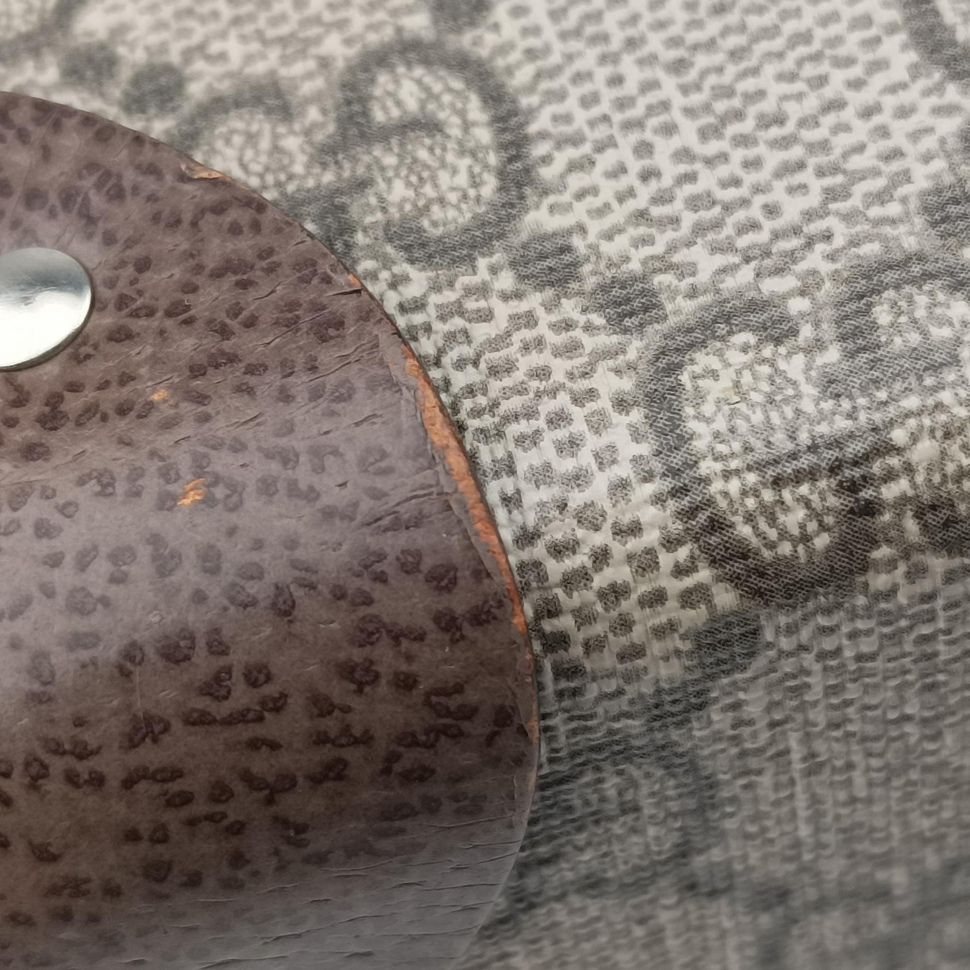 GG supreme Globe-Trotter Brown PVC coated canvas×Leather 533623 GGスプリーム グローブトロッター ブラウン PVCコーティングキャンバス×レザー 533623 