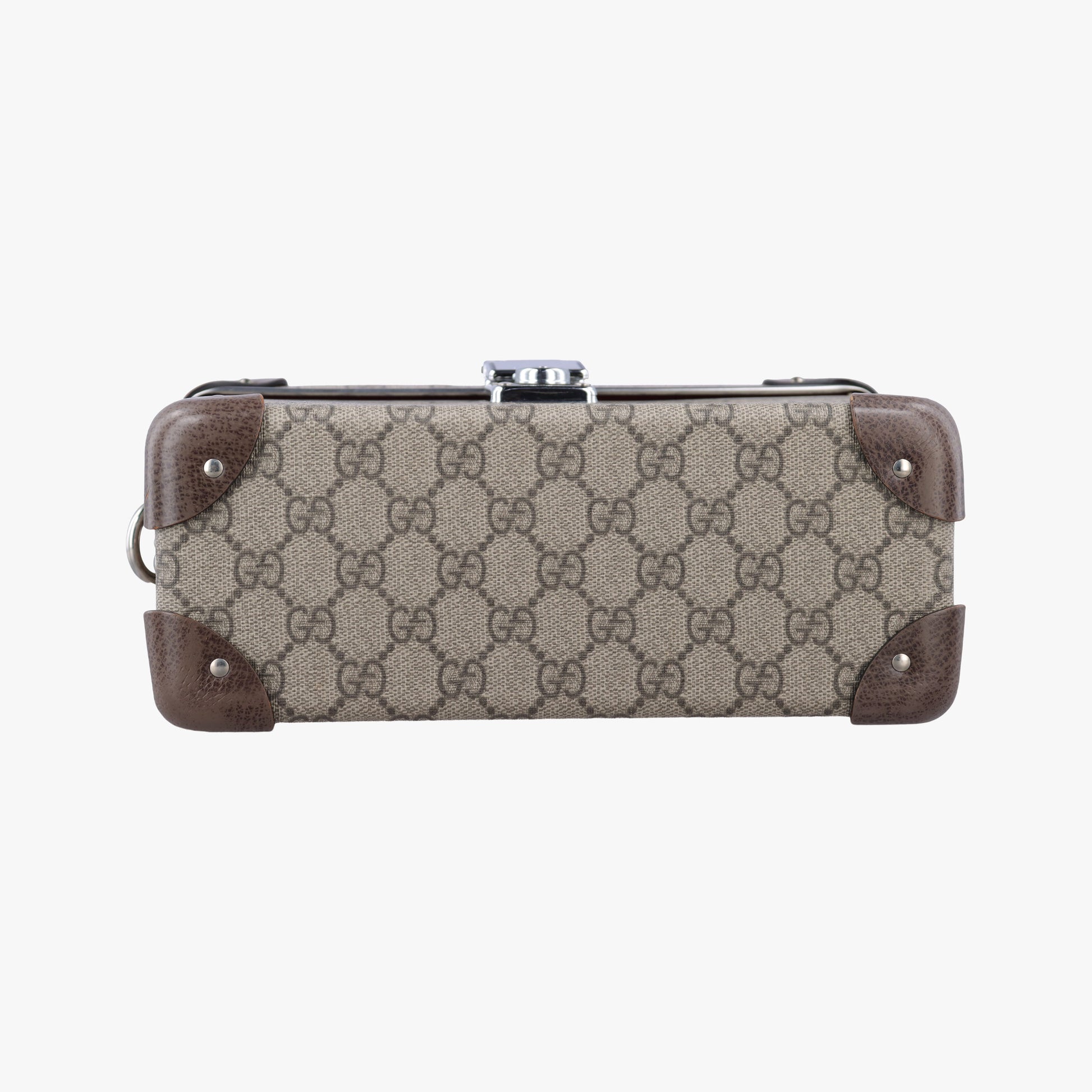 GG supreme Globe-Trotter Brown PVC coated canvas×Leather 533623 GGスプリーム グローブトロッター ブラウン PVCコーティングキャンバス×レザー 533623 