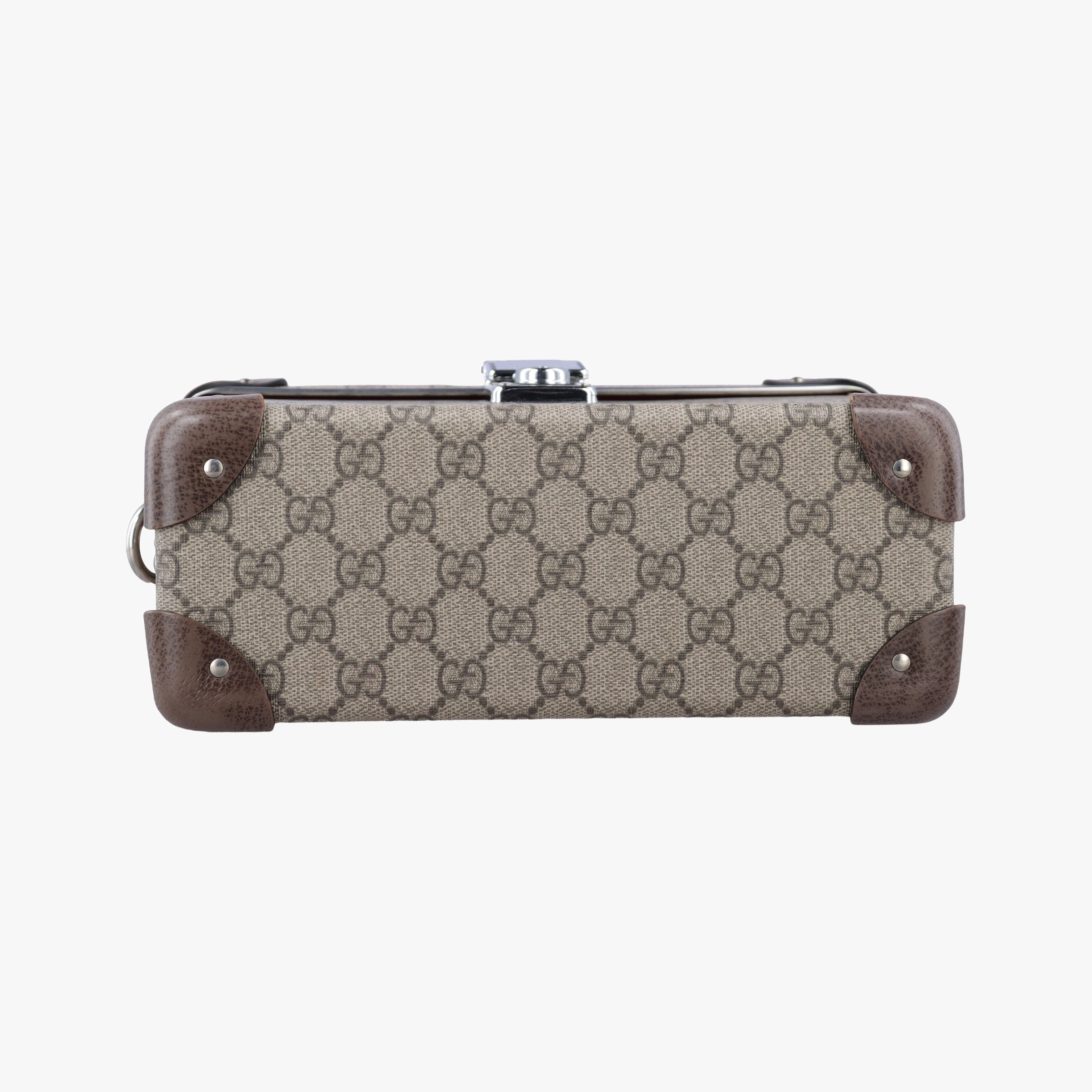 GG supreme Globe-Trotter Brown PVC coated canvas×Leather 533623 GGスプリーム グローブトロッター ブラウン PVCコーティングキャンバス×レザー 533623 