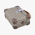 GG supreme Globe-Trotter Brown PVC coated canvas×Leather 533623 GGスプリーム グローブトロッター ブラウン PVCコーティングキャンバス×レザー 533623 