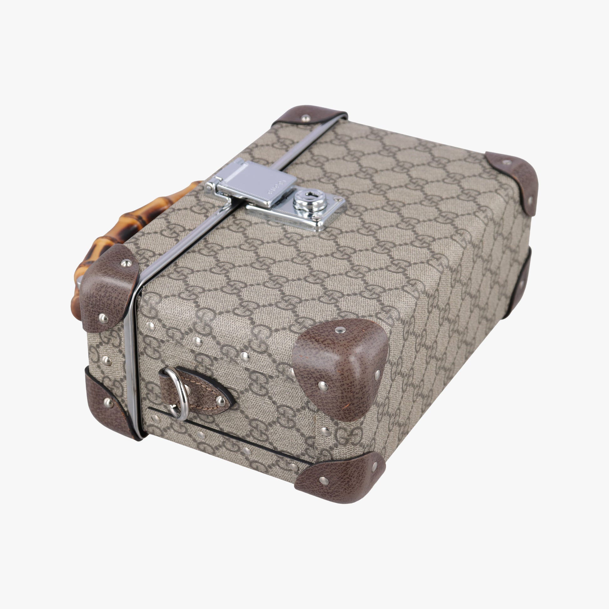 GG supreme Globe-Trotter Brown PVC coated canvas×Leather 533623 GGスプリーム グローブトロッター ブラウン PVCコーティングキャンバス×レザー 533623 