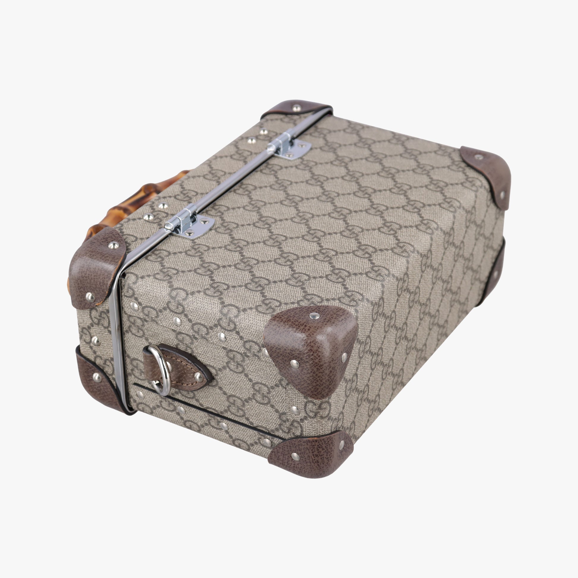 GG supreme Globe-Trotter Brown PVC coated canvas×Leather 533623 GGスプリーム グローブトロッター ブラウン PVCコーティングキャンバス×レザー 533623 