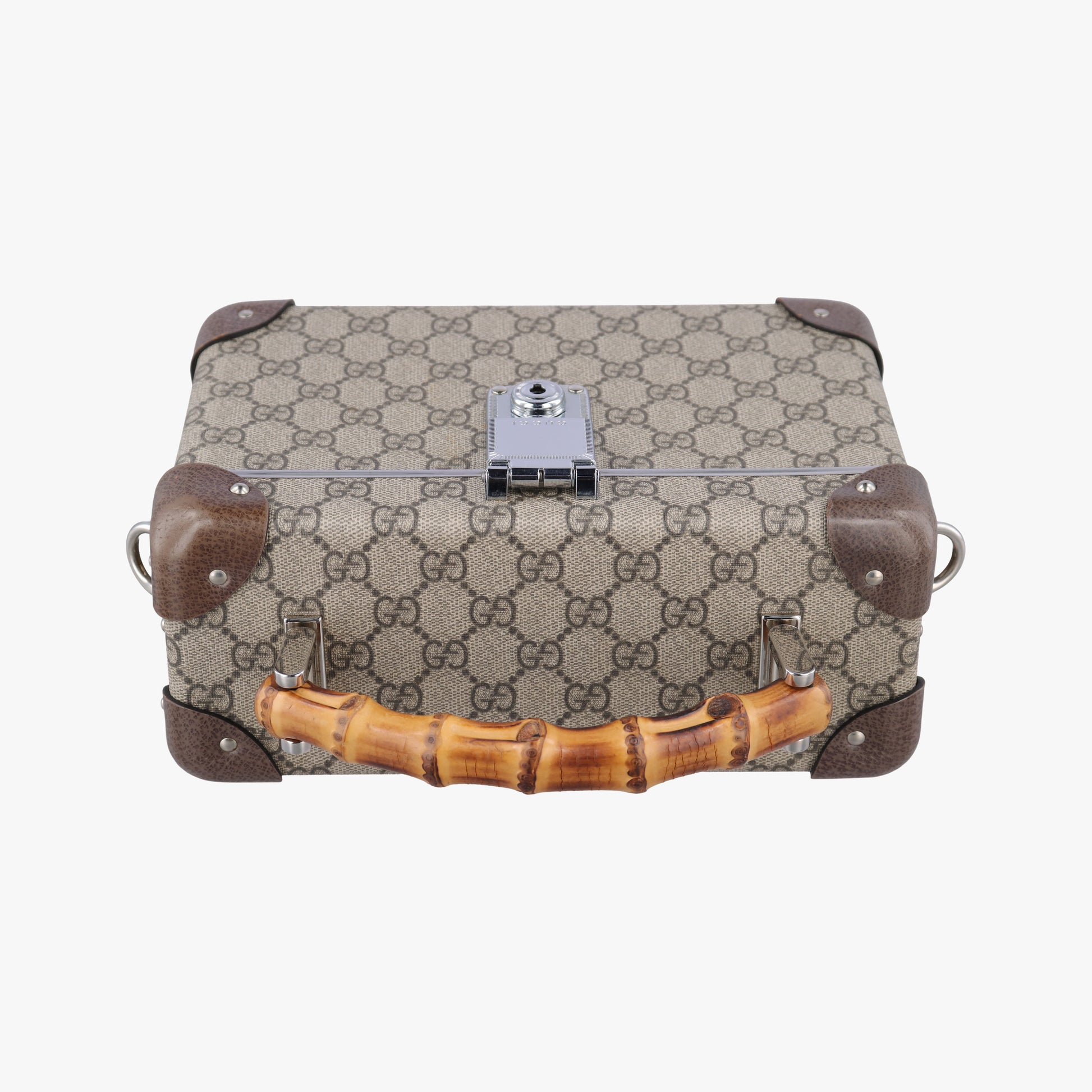 GG supreme Globe-Trotter Brown PVC coated canvas×Leather 533623 GGスプリーム グローブトロッター ブラウン PVCコーティングキャンバス×レザー 533623 