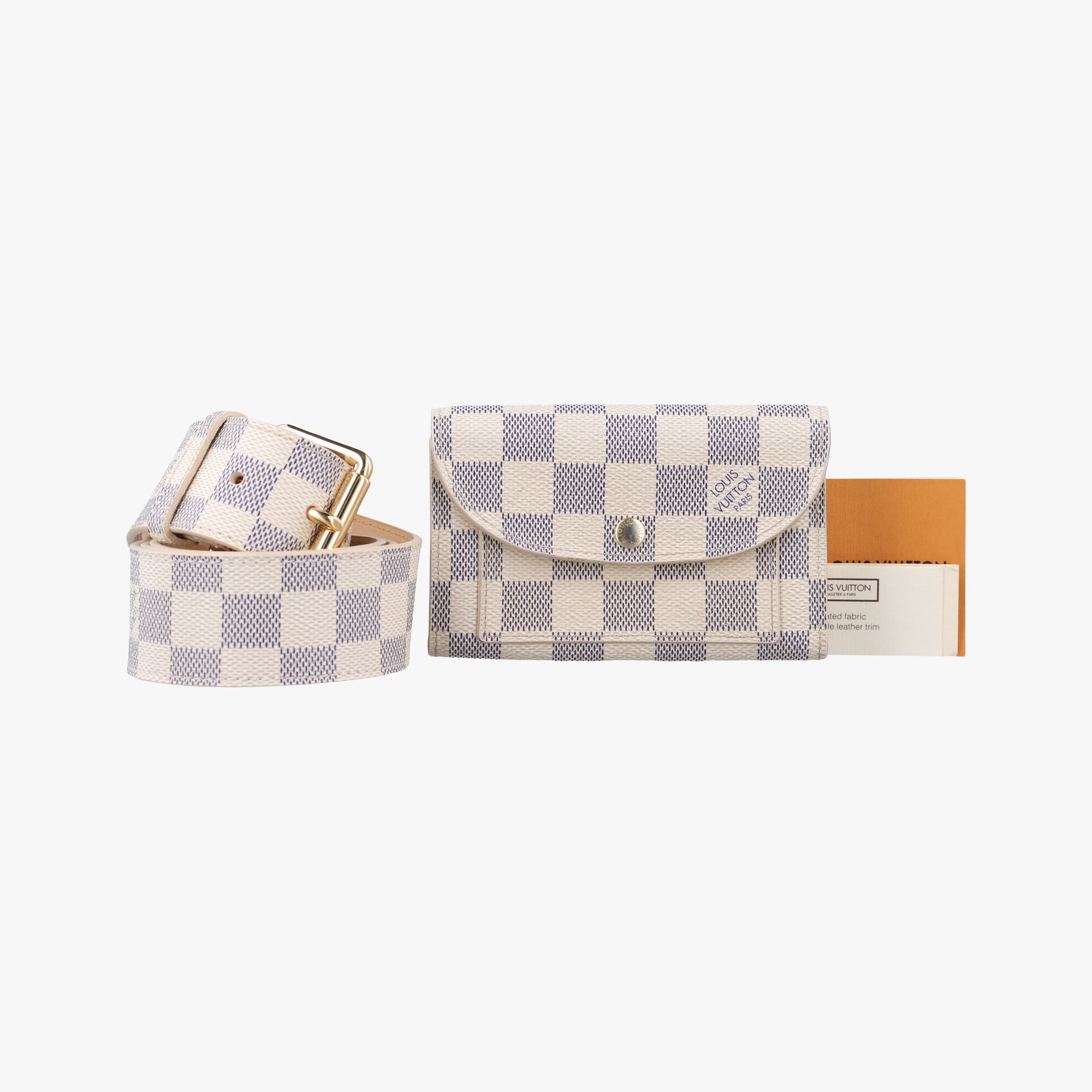 Belt Pochette Solo AZUR Damier Canvas M9835T CA0150 CA0140ポシェット ソロ ベルト サンチュール アズール ダミエキャンバス M9835T CA0150 CA0140