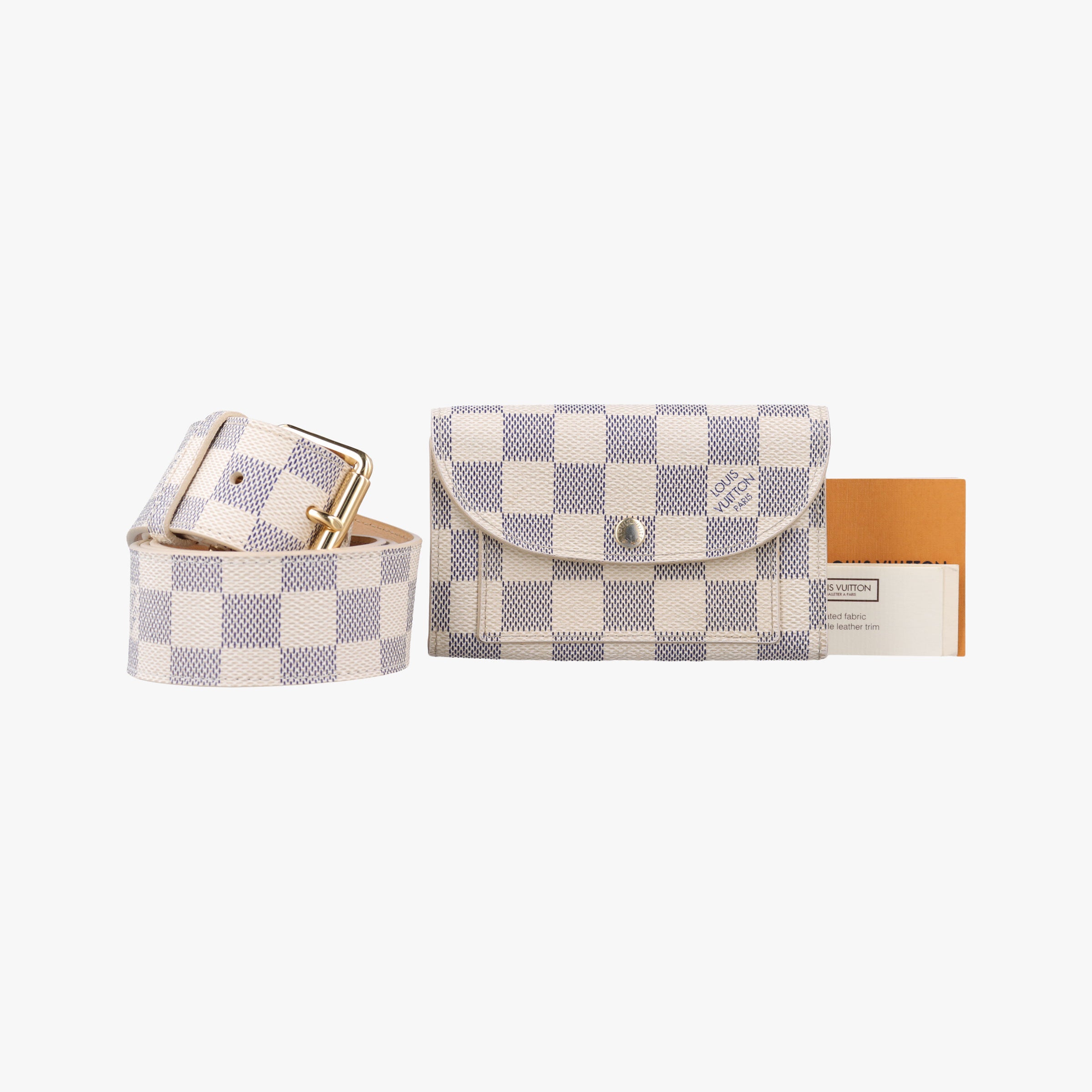 Belt Pochette Solo AZUR Damier Canvas M9835T CA0150 CA0140ポシェット ソロ ベルト サンチュール アズール ダミエキャンバス M9835T CA0150 CA0140