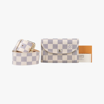 Belt Pochette Solo AZUR Damier Canvas M9835T CA0150 CA0140ポシェット ソロ ベルト サンチュール アズール ダミエキャンバス M9835T CA0150 CA0140