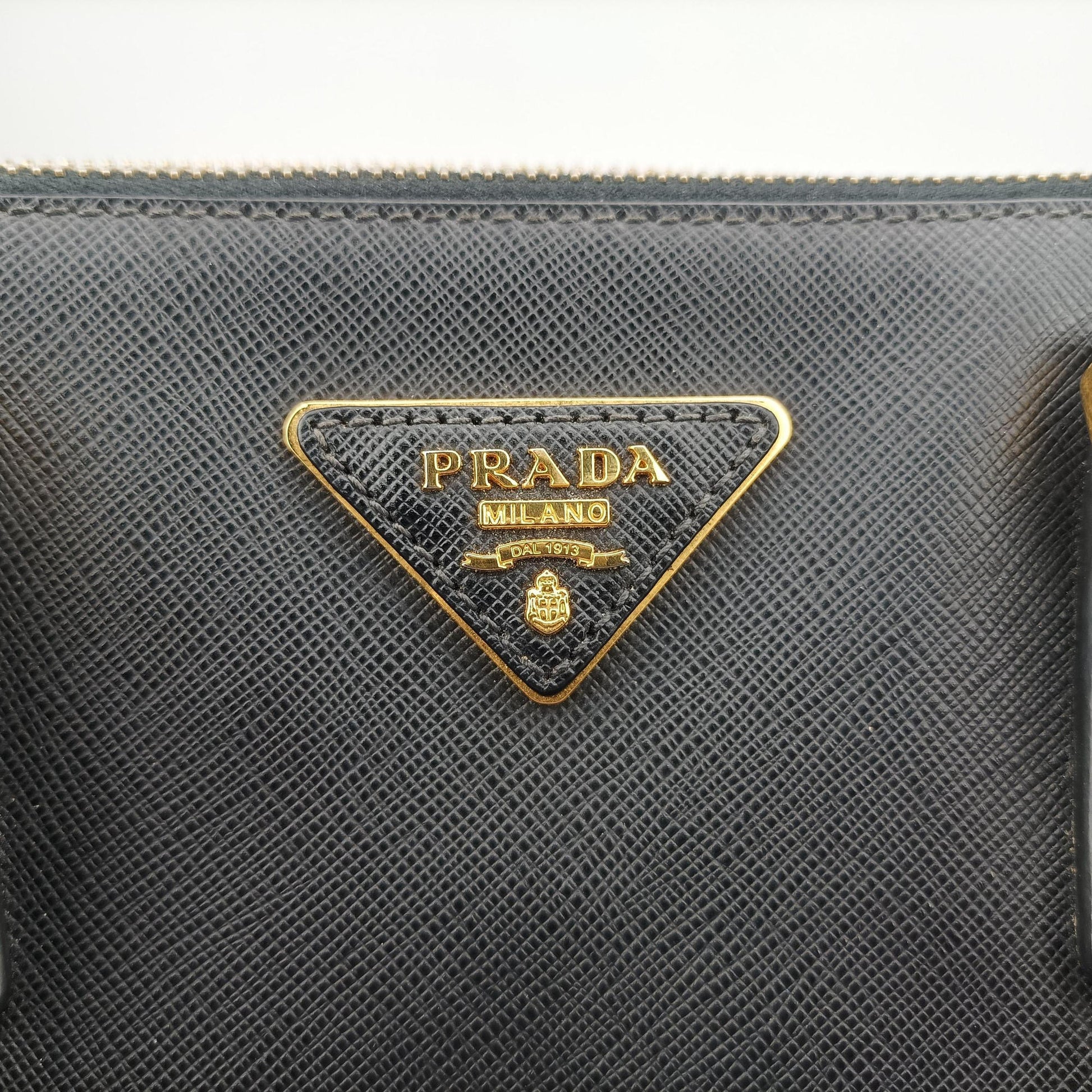 Galleria Black SAFFIANO Leather 1BA274 7/R 165ガレリア ブラック サフィアーノレザー 1BA274 7/R 165