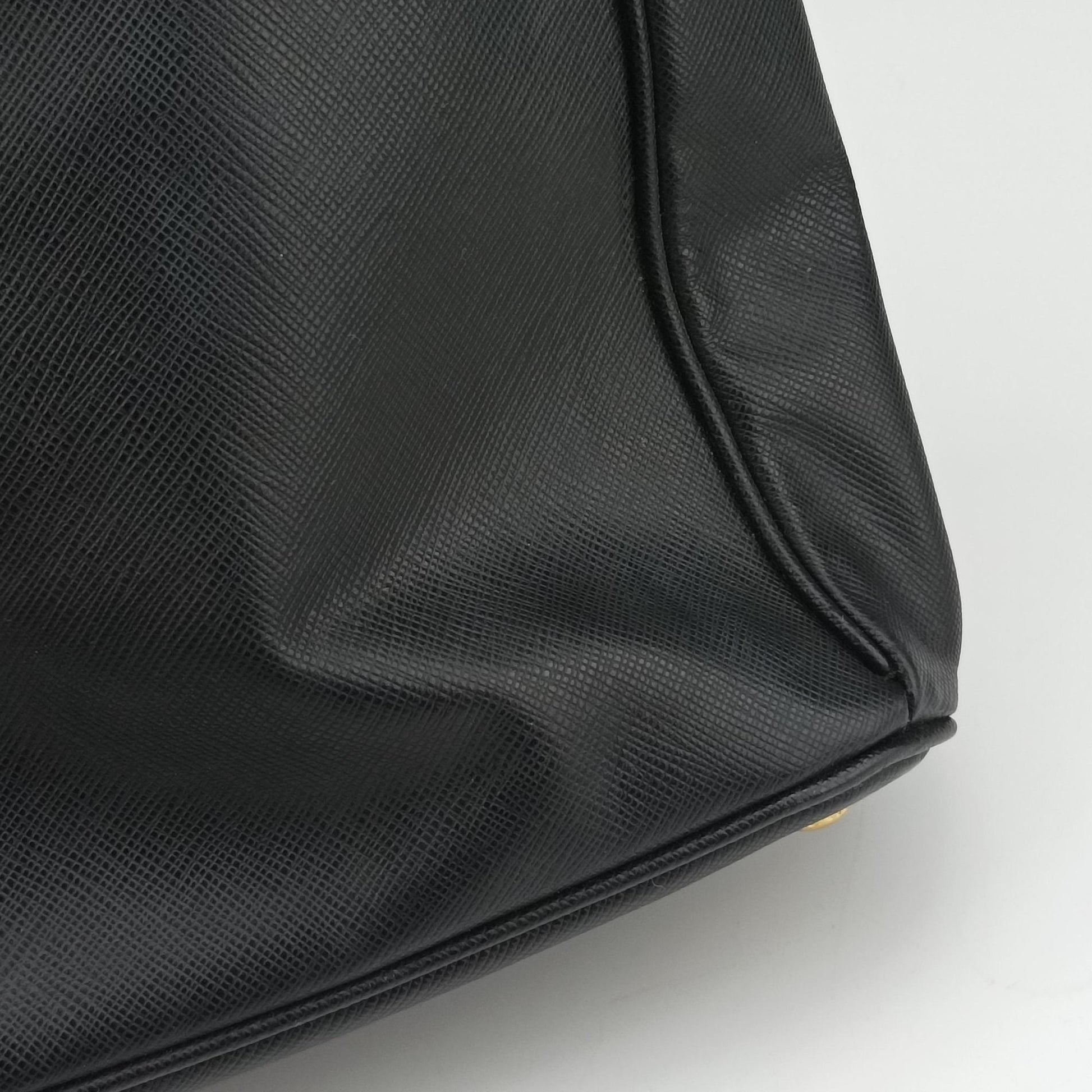 Galleria Black SAFFIANO Leather 1BA274 7/R 165ガレリア ブラック サフィアーノレザー 1BA274 7/R 165