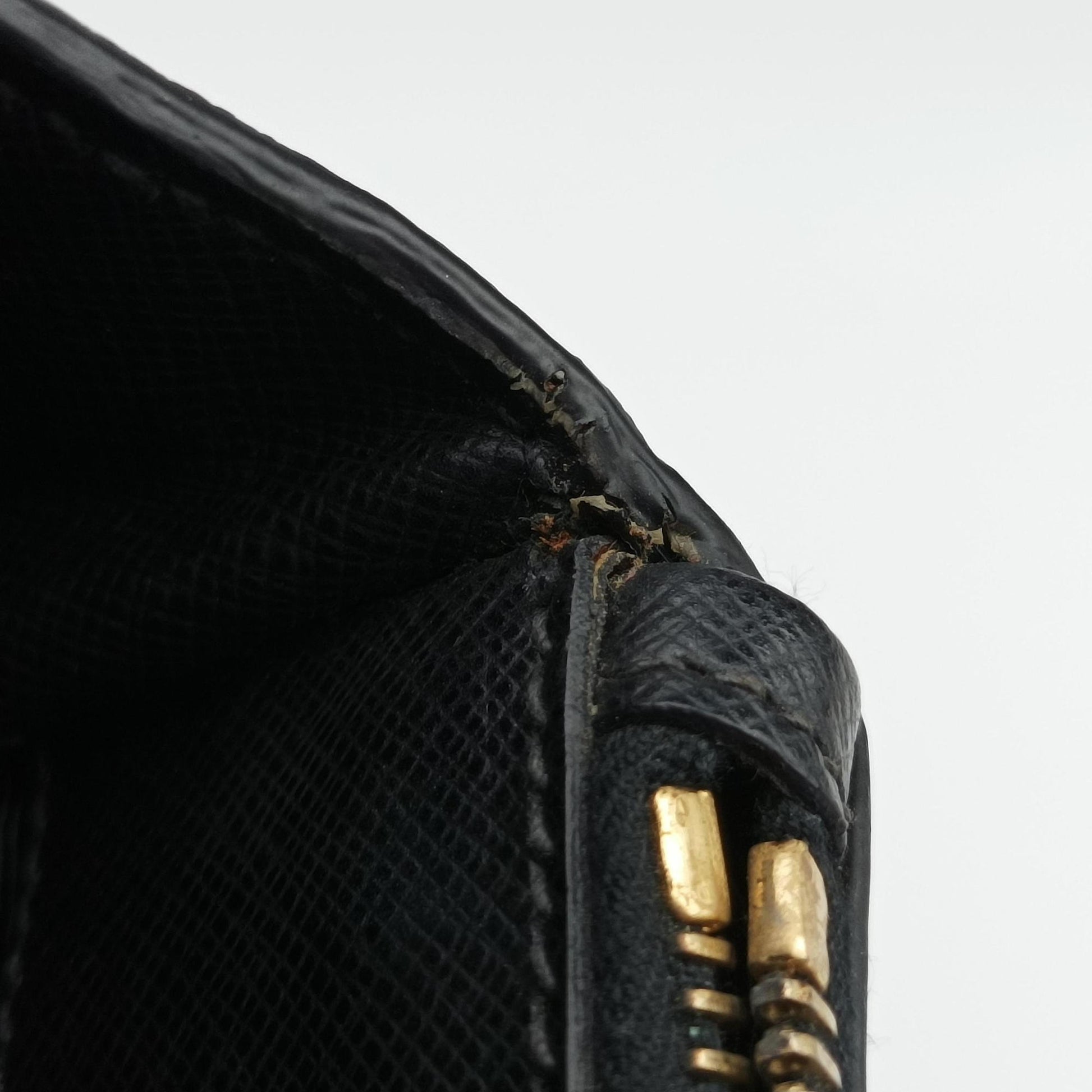 Galleria Black SAFFIANO Leather 1BA274 7/R 165ガレリア ブラック サフィアーノレザー 1BA274 7/R 165