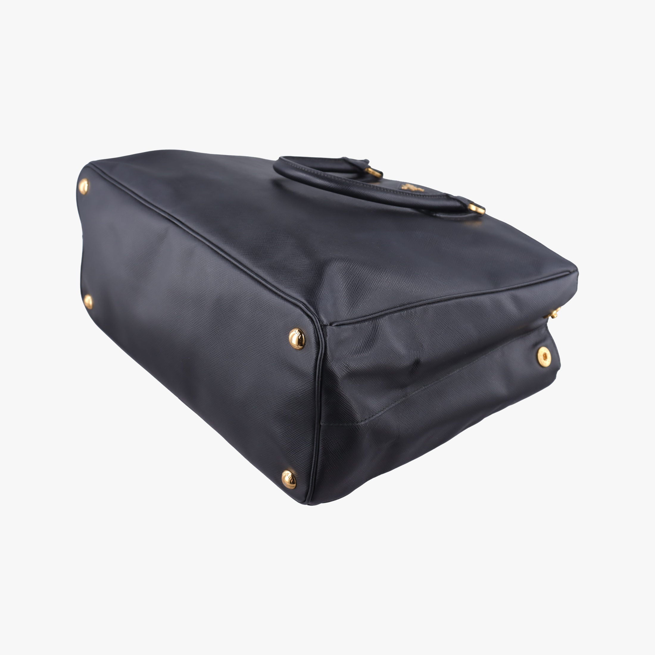 Galleria Black SAFFIANO Leather 1BA274 7/R 165ガレリア ブラック サフィアーノレザー 1BA274 7/R 165