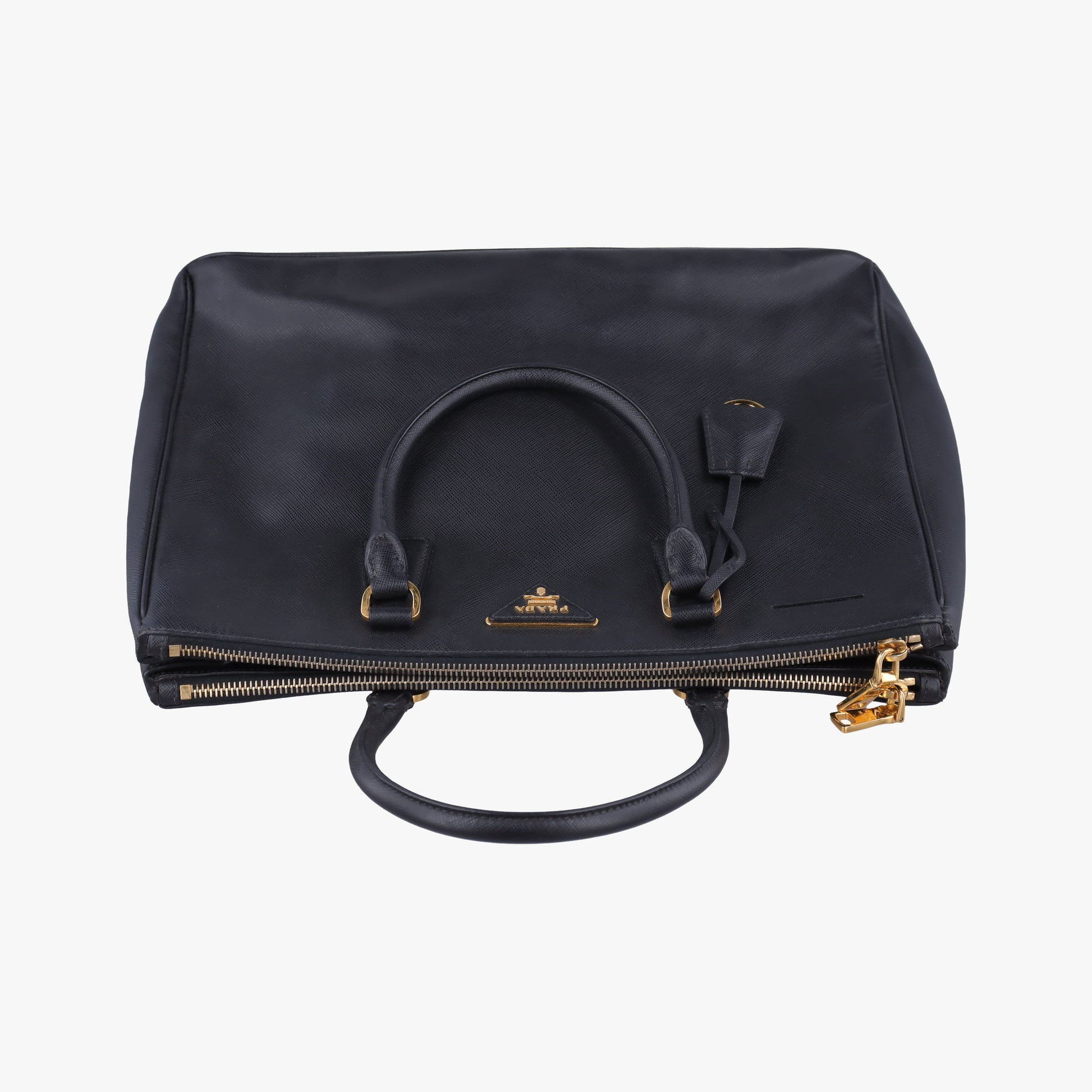 Galleria Black SAFFIANO Leather 1BA274 7/R 165ガレリア ブラック サフィアーノレザー 1BA274 7/R 165
