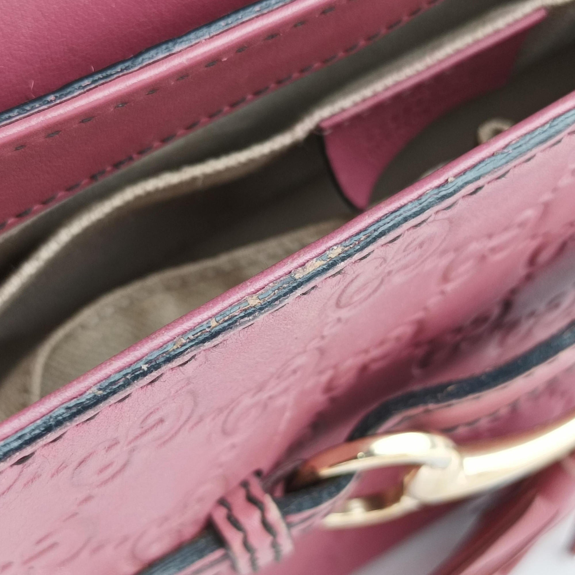 Emily Pink Leather 295402 Lot number unknownエミリー ピンク レザー 295402 製番不明