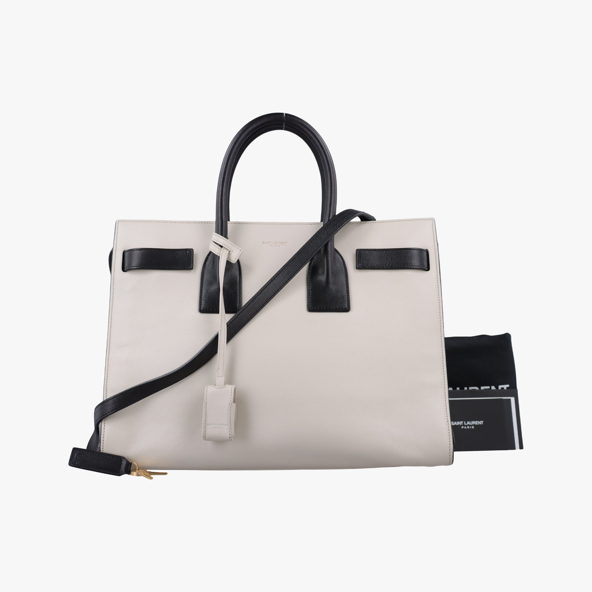 SAC DE JOUR White×black Leather 324823 GNR324823.1013サックドジュールスモール ホワイト×ブラック レザー 324823 GNR324823.1013