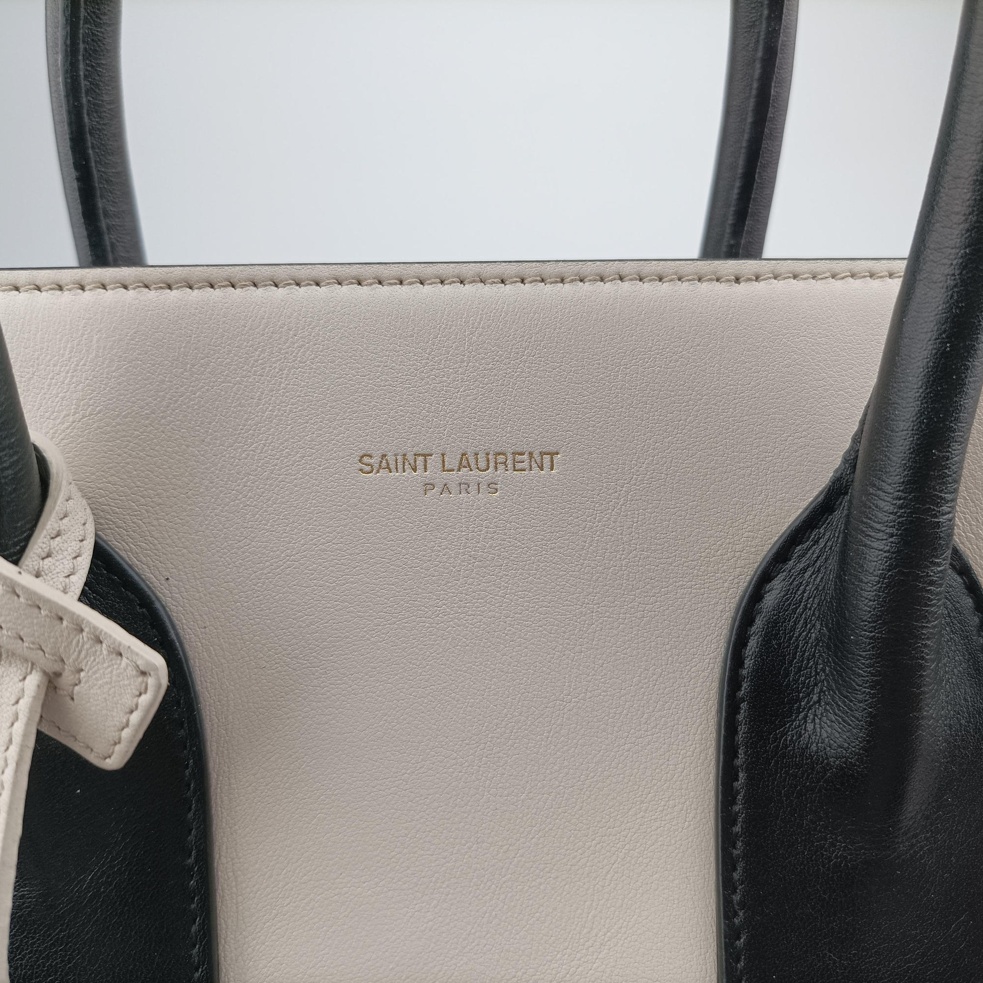 SAC DE JOUR White×black Leather 324823 GNR324823.1013サックドジュールスモール ホワイト×ブラック レザー 324823 GNR324823.1013