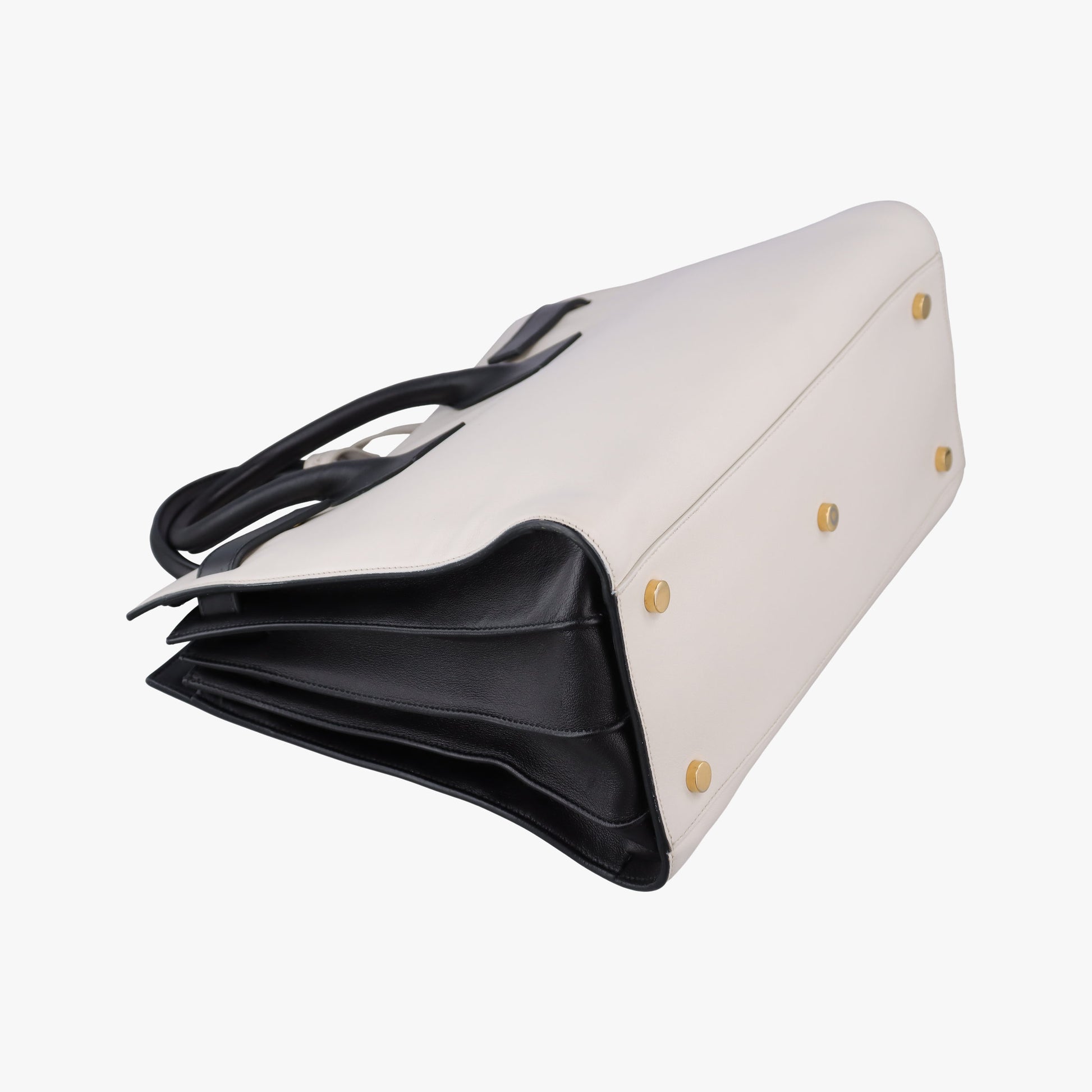 SAC DE JOUR White×black Leather 324823 GNR324823.1013サックドジュールスモール ホワイト×ブラック レザー 324823 GNR324823.1013