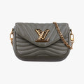 New Wave Multi Pochette Green Leather M56471 FK4230ニューウェーブ ミュルティ ポシェット カーキ系 レザー M56471 FK4230