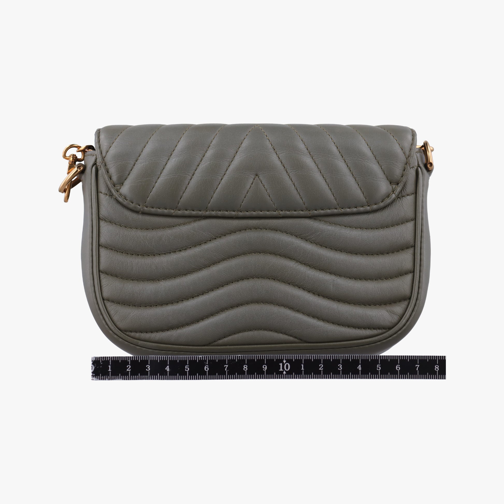 New Wave Multi Pochette Green Leather M56471 FK4230ニューウェーブ ミュルティ ポシェット カーキ系 レザー M56471 FK4230