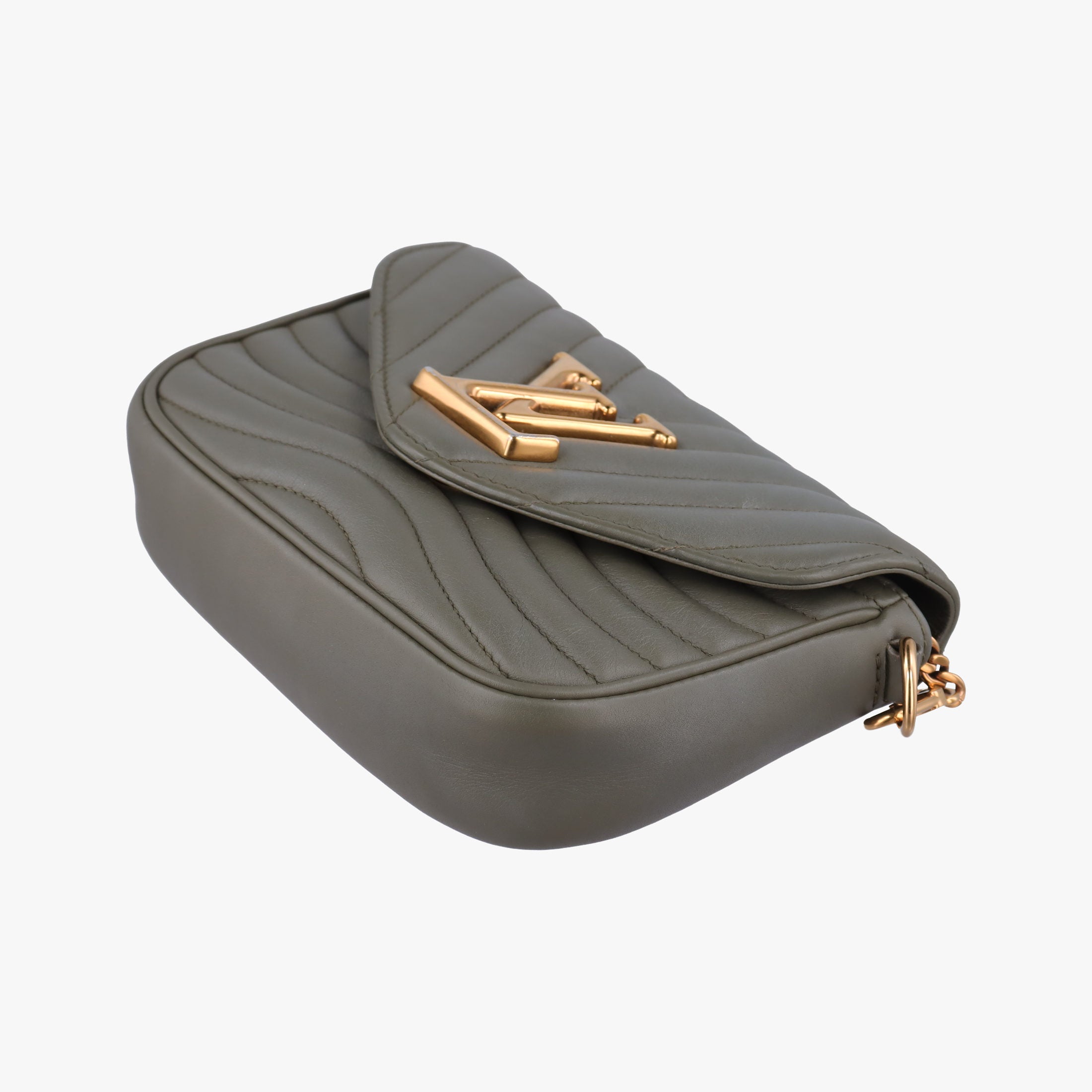 New Wave Multi Pochette Green Leather M56471 FK4230ニューウェーブ ミュルティ ポシェット カーキ系 レザー M56471 FK4230