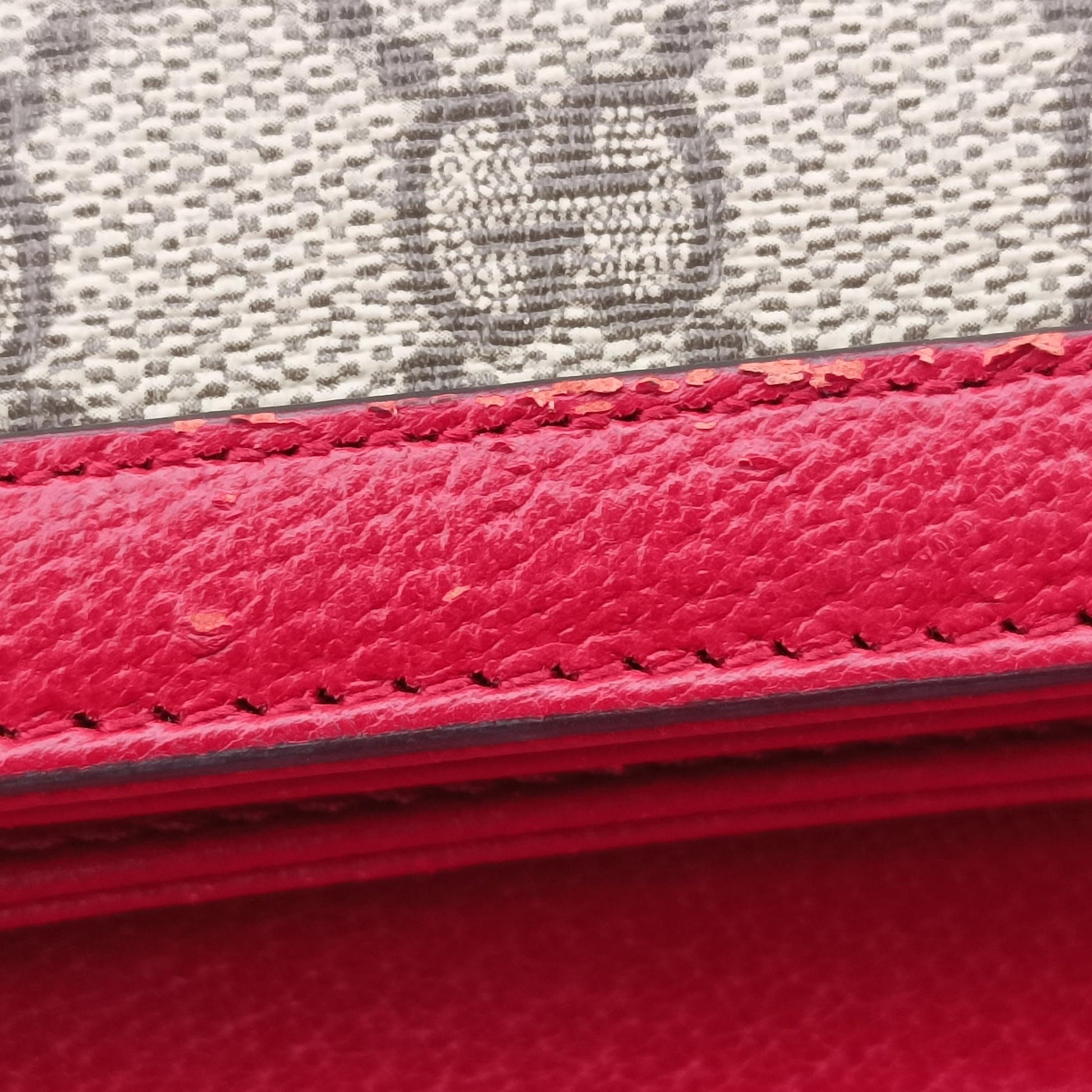 Queen Margaret Brown PVC coated canvas×Leather 476541 A027799125クイーン マーガレット ブラウン PVCコーティングキャンバス×レザー 476541 A027799125
