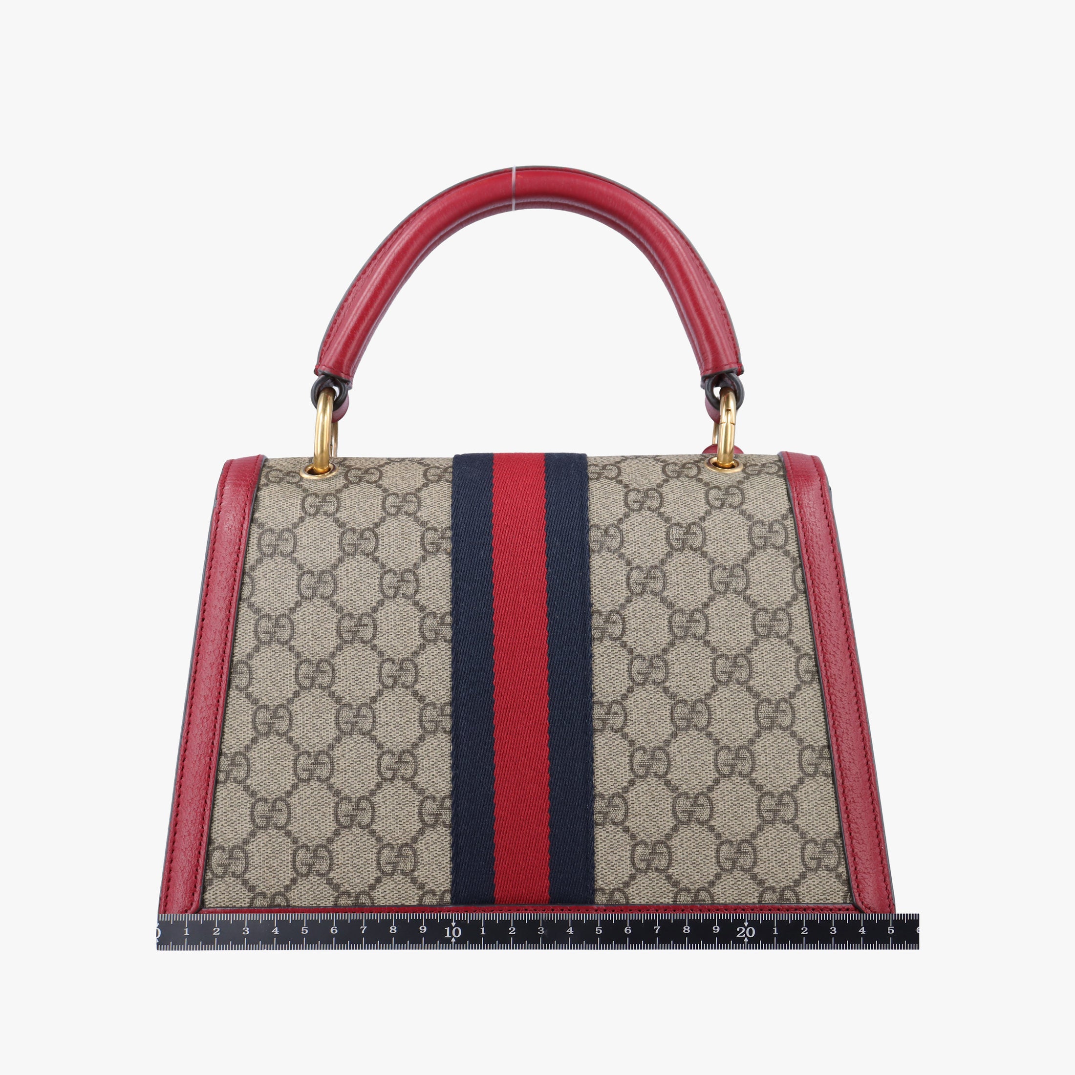 Queen Margaret Brown PVC coated canvas×Leather 476541 A027799125クイーン マーガレット ブラウン PVCコーティングキャンバス×レザー 476541 A027799125