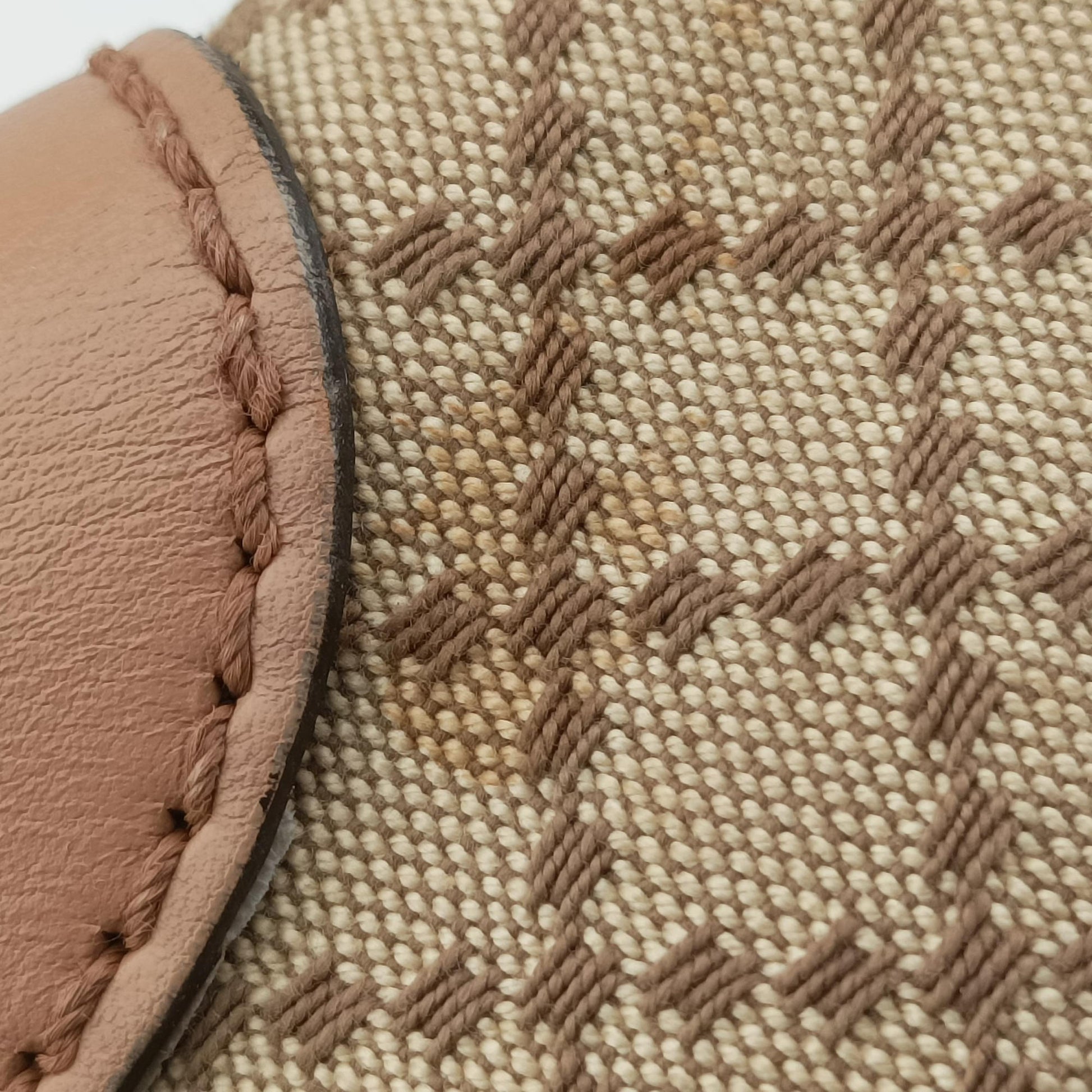 Sukey Beige Canvas×Leather 247902 E9177486スーキー ベージュ キャンバス x レザー 247902 E9177486