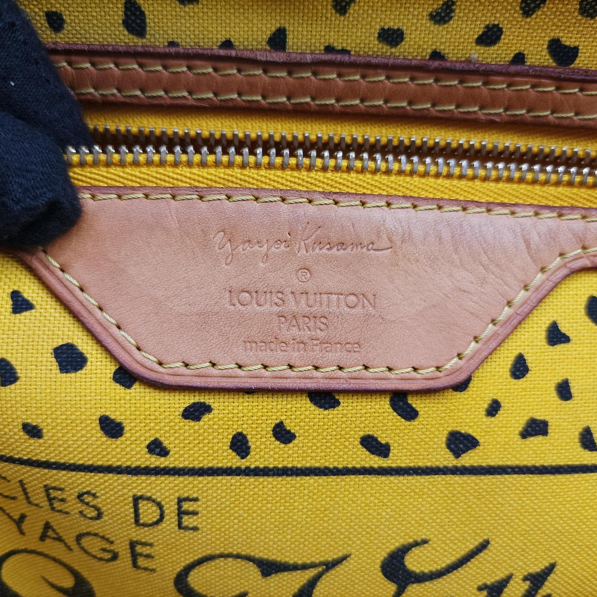 Neverfull MM MARRON × JAUNE Monogram Wave Dot Canvas M40685 TJ3152ネヴァーフルMM マロン × ジョーヌ モノグラム ウェーブ ドットキャンバス M40685 TJ3152
