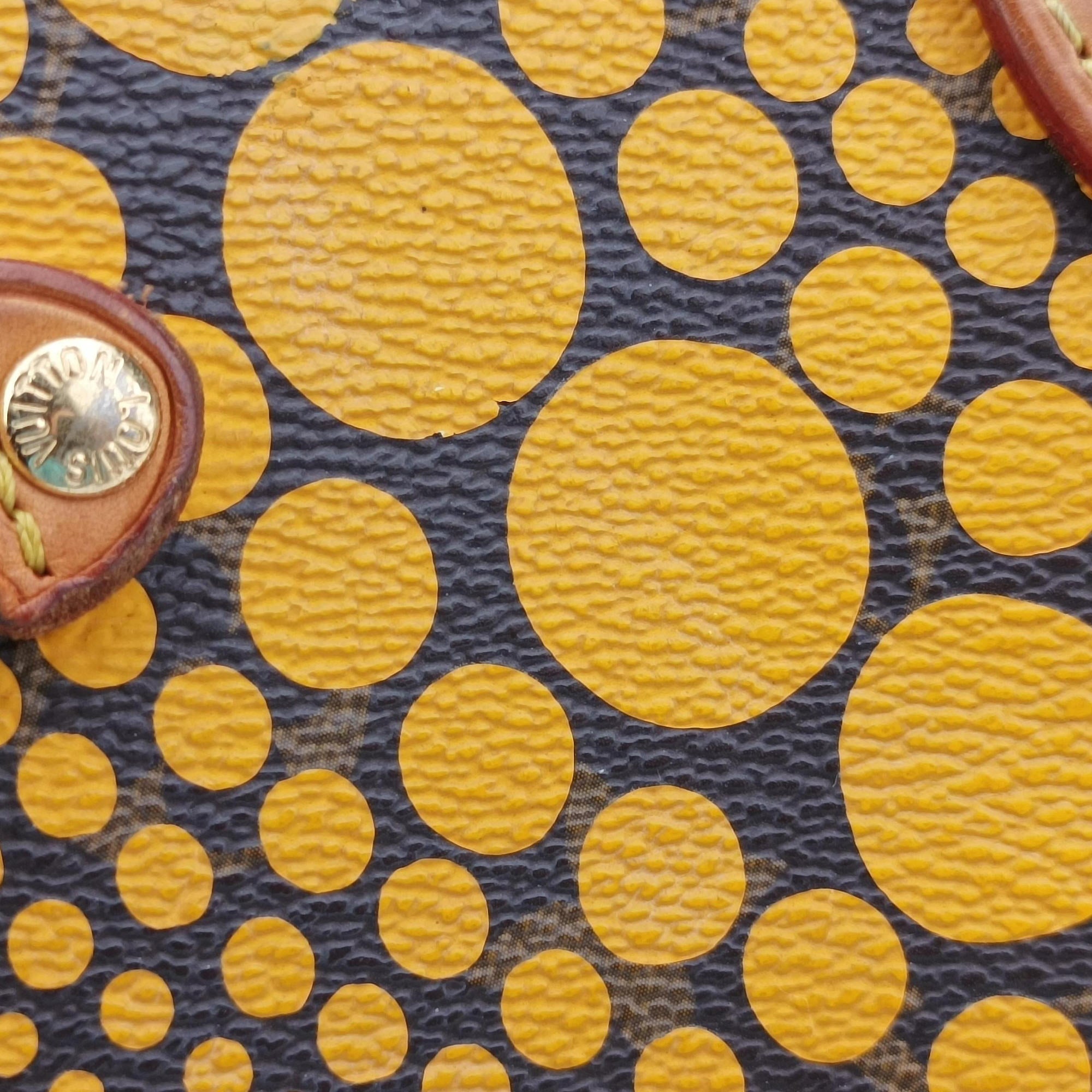 Neverfull MM MARRON × JAUNE Monogram Wave Dot Canvas M40685 TJ3152ネヴァーフルMM マロン × ジョーヌ モノグラム ウェーブ ドットキャンバス M40685 TJ3152