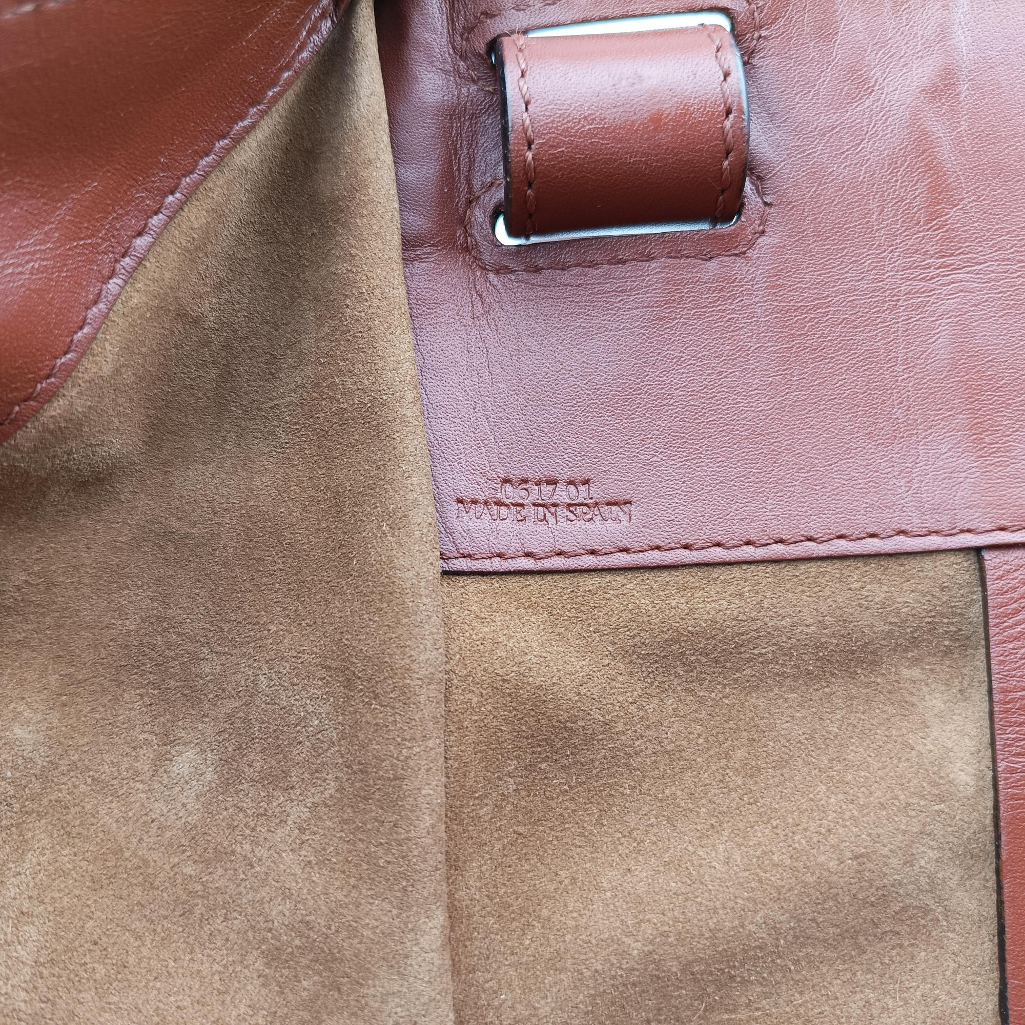 Hammock Small Brown×Beige Leather×Raffia 061701ハンモック スモール ブラウン×ベージュ レザー×ラフィア 061701
