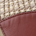 Hammock Small Brown×Beige Leather×Raffia 061701ハンモック スモール ブラウン×ベージュ レザー×ラフィア 061701