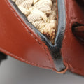 Hammock Small Brown×Beige Leather×Raffia 061701ハンモック スモール ブラウン×ベージュ レザー×ラフィア 061701