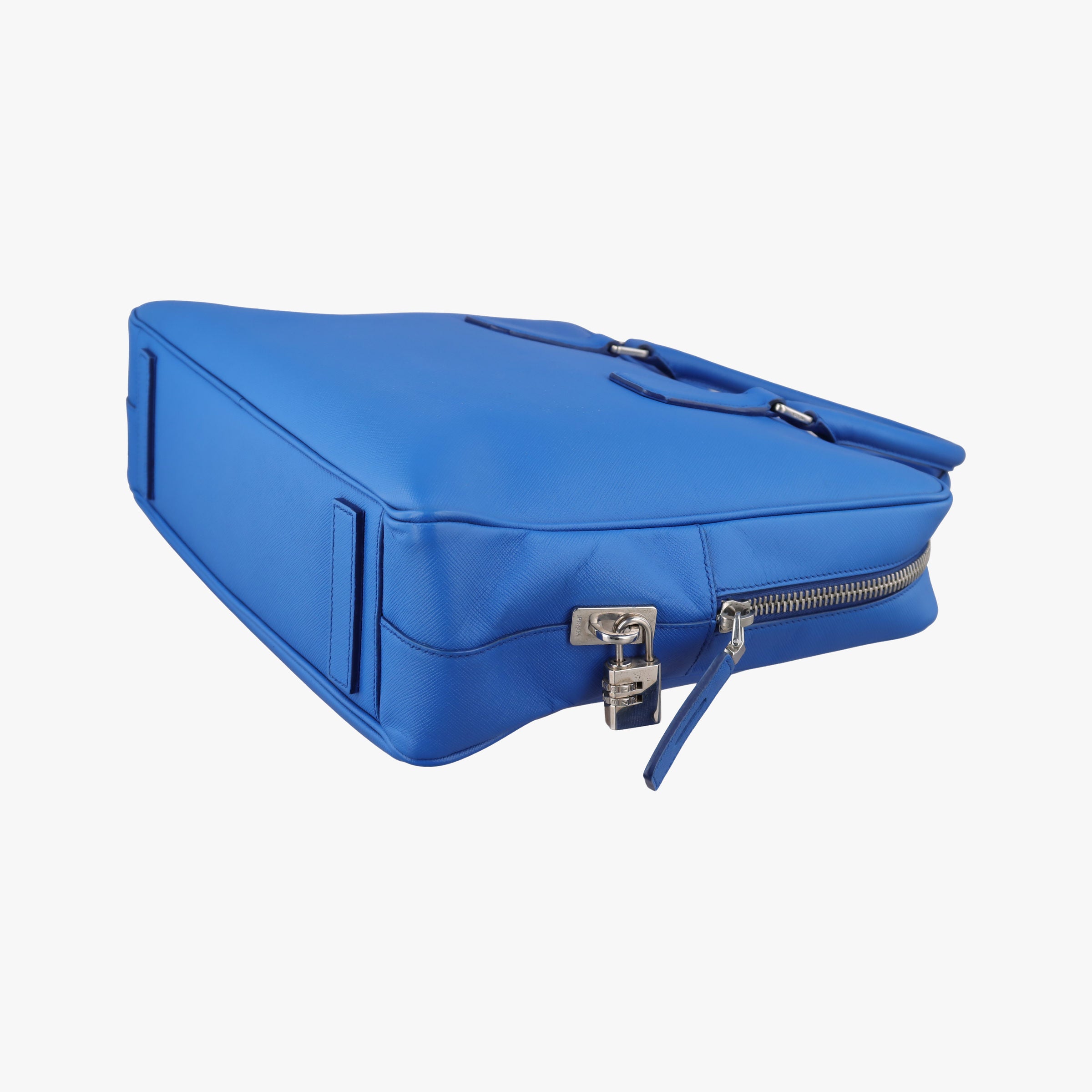 Classic Laptop briefcase Blue SAFFIANO Leather VS0305 208 31/Oブリーフケース ビジネス ブルー サフィアーノレザー VS0305 208 31/O