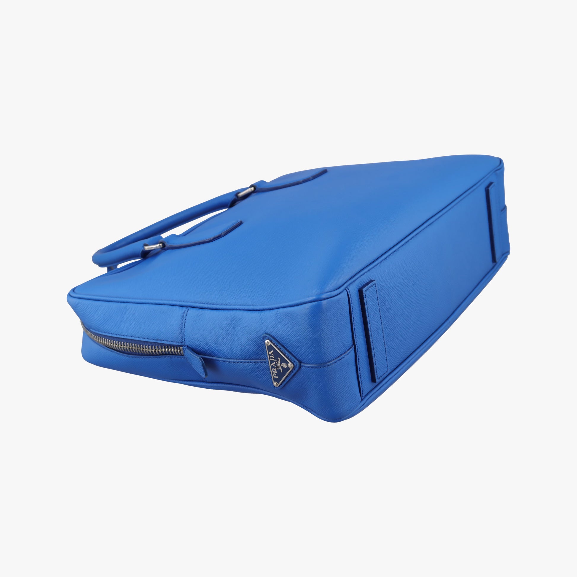 Classic Laptop briefcase Blue SAFFIANO Leather VS0305 208 31/Oブリーフケース ビジネス ブルー サフィアーノレザー VS0305 208 31/O