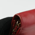 Metal Wallet on Chain Cornflower Clutch Red Saffiano Leather 1MT290 181メタル ウォレット オン チェーン コーンフラワー クラッチ レッド サフィアーノレザー 1MT290 181