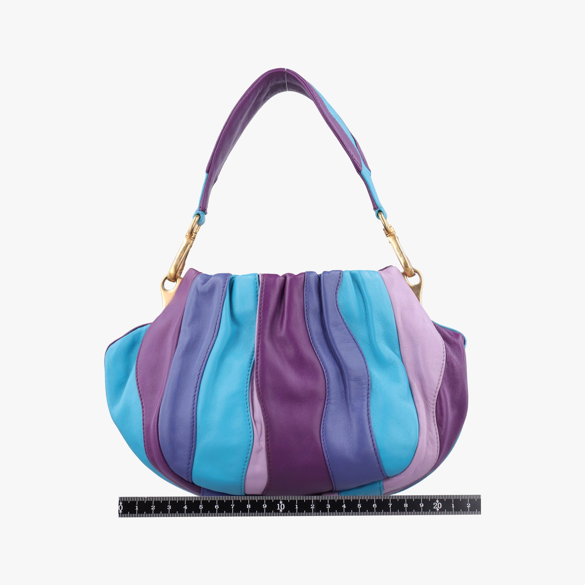  Trembled Blossoms Multicolor Purple × Blue Nappa Leather BN1680 129トレンブルド ブロッサムズ マルチカラー パープル×ブルー  ナッパレザー BN1680 129