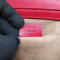 Padlock beige×red×pink PVC coated canvas×Leather 409487 F020695967パドロック ベージュ×レッド×ピンク PVCコーティングキャンバス×レザー 409487 F020695967