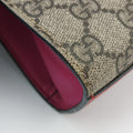 Padlock beige×red×pink PVC coated canvas×Leather 409487 F020695967パドロック ベージュ×レッド×ピンク PVCコーティングキャンバス×レザー 409487 F020695967