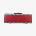 Padlock beige×red×pink PVC coated canvas×Leather 409487 F020695967パドロック ベージュ×レッド×ピンク PVCコーティングキャンバス×レザー 409487 F020695967