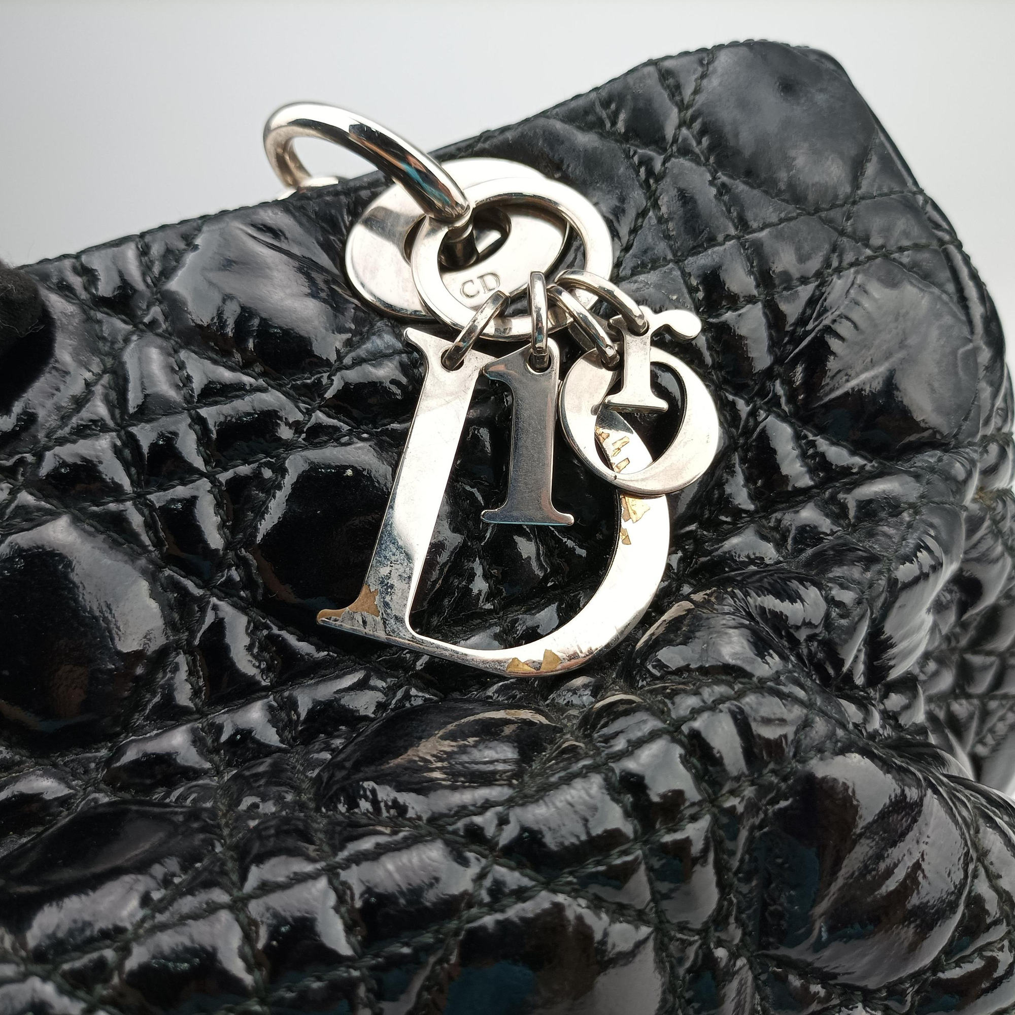 Dior Soft Black Patent Leather 01-BO-0112ディオールソフト ブラック パテント 01-BO-0112