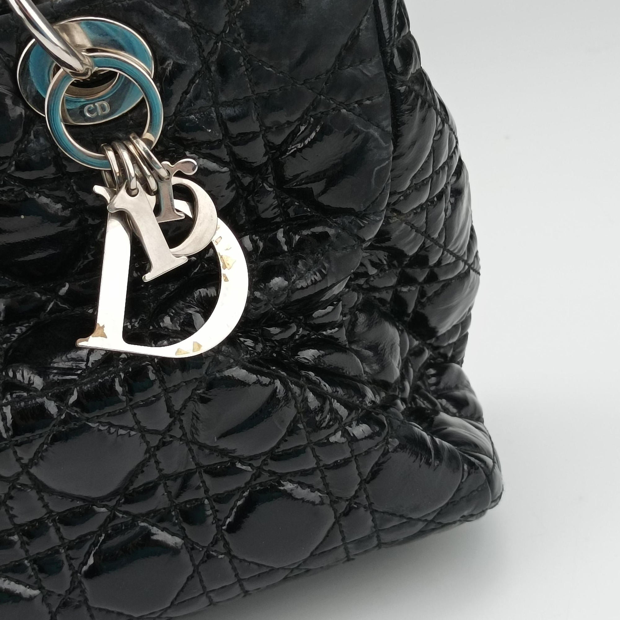 Dior Soft Black Patent Leather 01-BO-0112ディオールソフト ブラック パテント 01-BO-0112