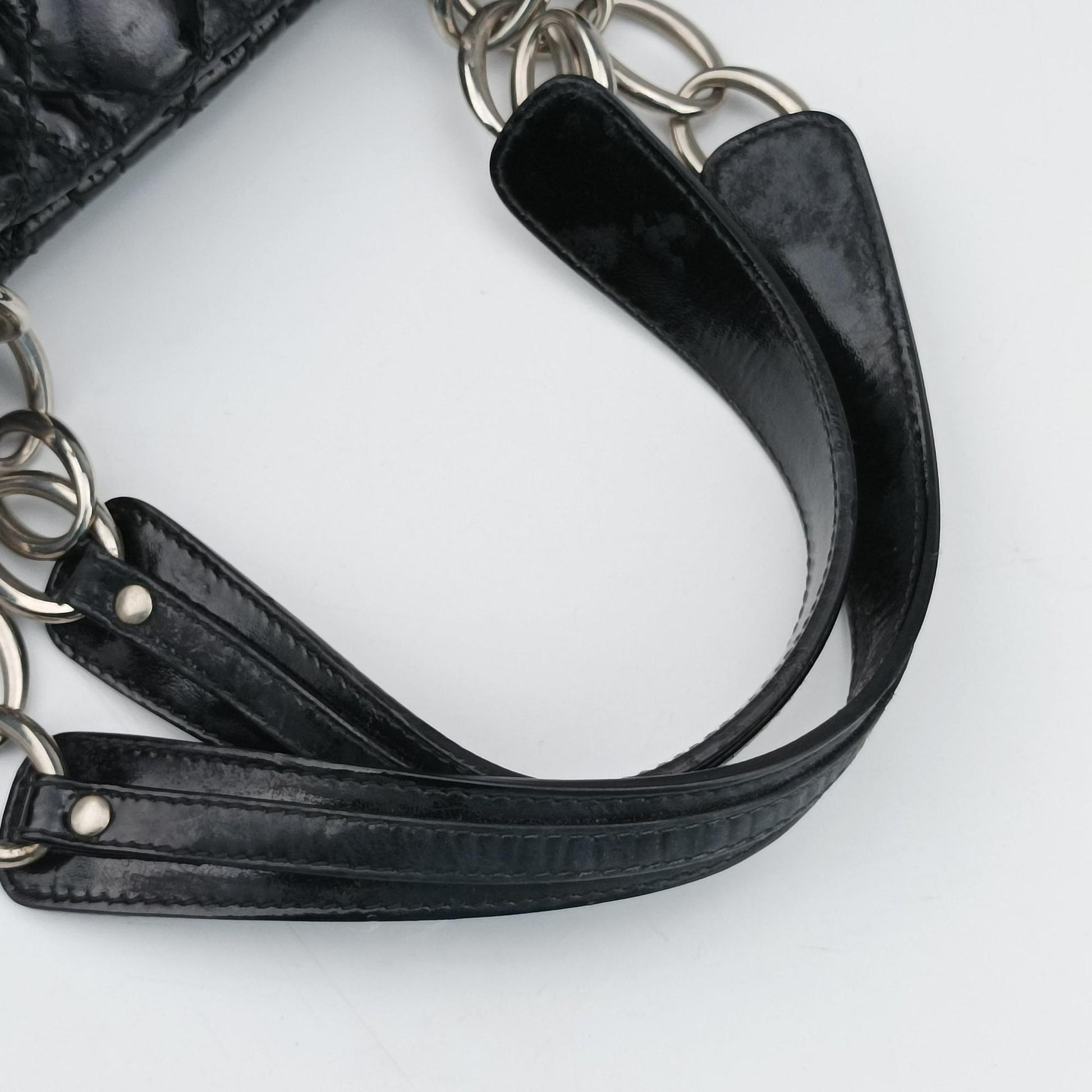 Dior Soft Black Patent Leather 01-BO-0112ディオールソフト ブラック パテント 01-BO-0112