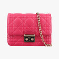 Cannage New Lock Rose lambskin 12-MA-1104カナージュ ニューロック ローズ レッド ラムスキン 12-MA-1104